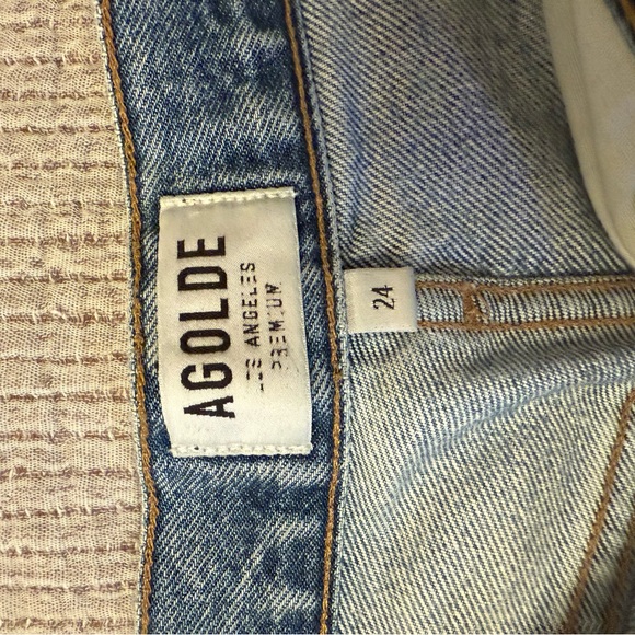 Agolde Riley High Rise Straight Crop Jean - Picture 4 of 5